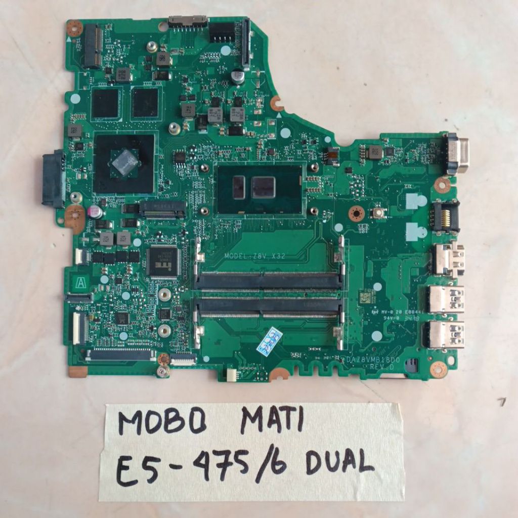 Motherboard Mainboard Mobo Mati Laptop Acer E5-475 E5-476 Dual VGA