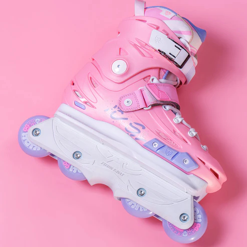 Sepatu Roda Inline Skate Aggresive Flying Eagle Enkidu Pink