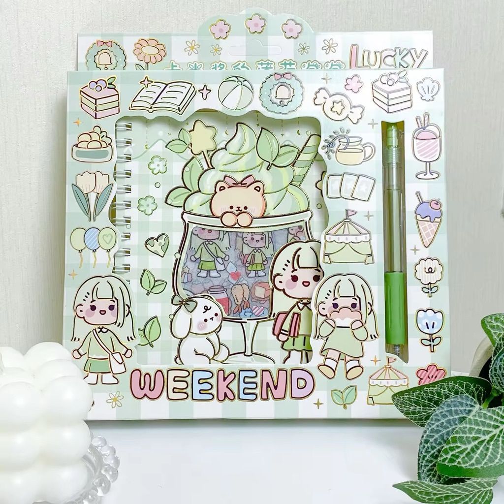STICKER BOOK WITH PEN