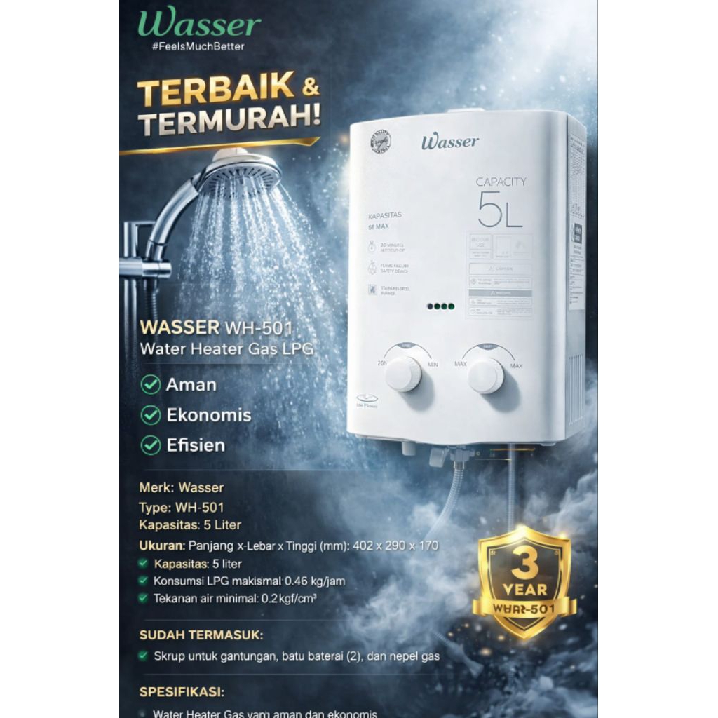 water heater Wasser 501