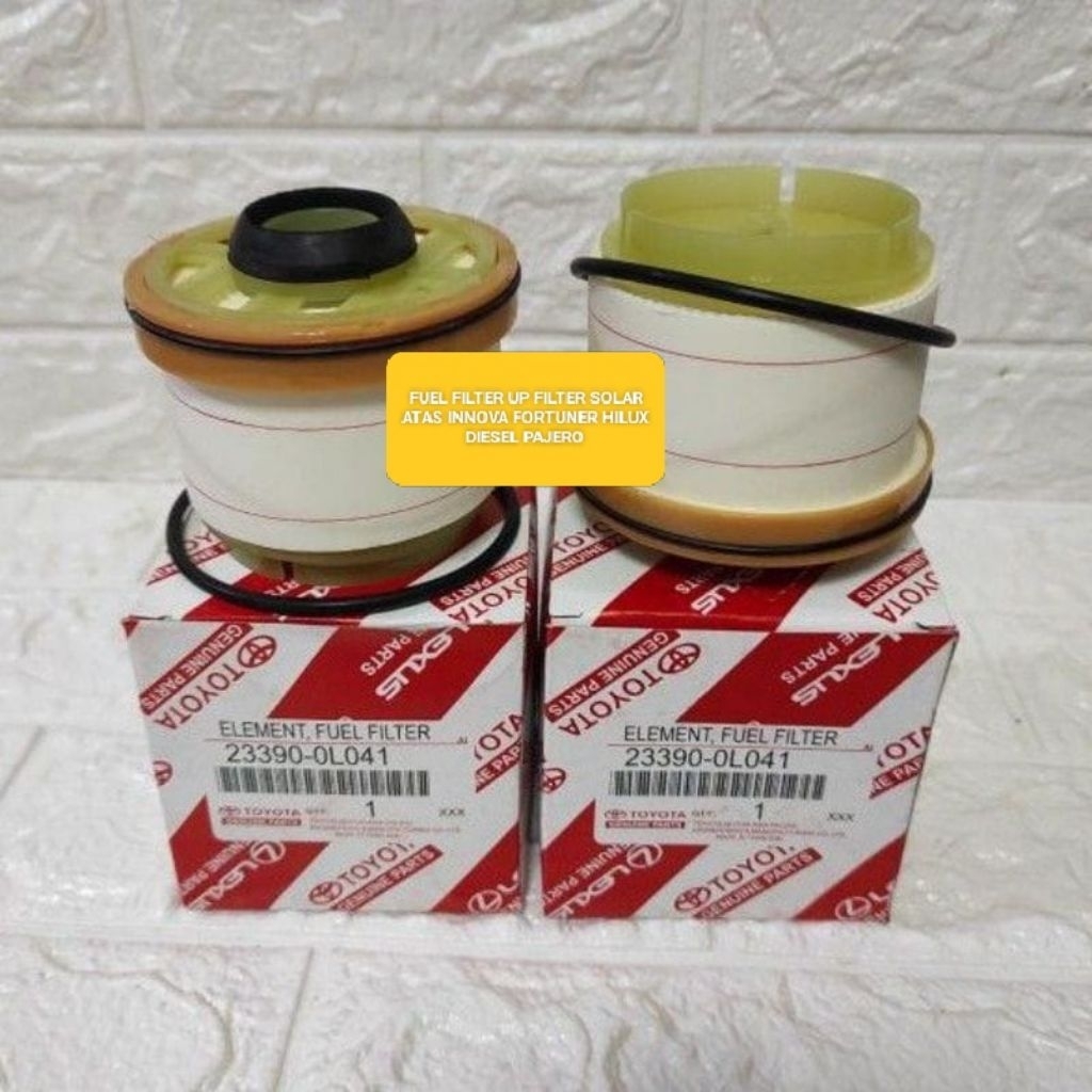 FUEL FILTER UP FILTER SOLAR ATAS INNOVA FORTUNER HILUX DIESEL PAJERO ORI OEM