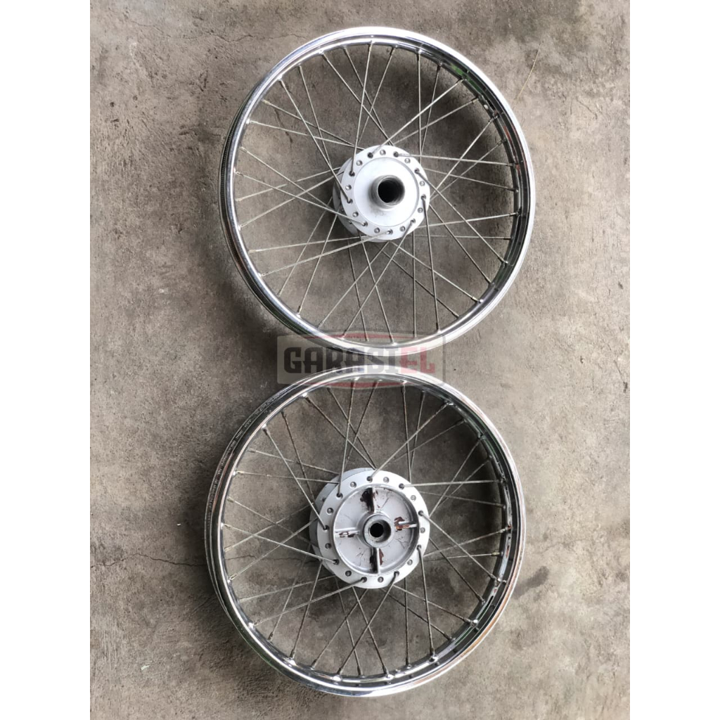 Velg Set Ruji HONDA Kharisma, HONDA Karisma, Supra X 125 ORIGINAL NEW BARU