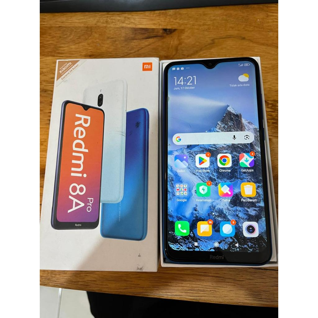 HP SEKEN XIAOMI REDMI 8A PRO 3/32 GB ORIGINAL HP SECOND SEKEN BEKAS MURAH SIAP PAKAI