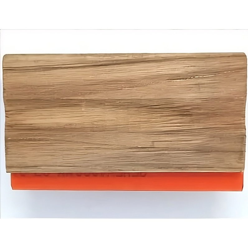 GAGANG KAYU RAKEL DAN KARET LANCIP ORANGE UNTUK BASIC MINYAK PER 1CM