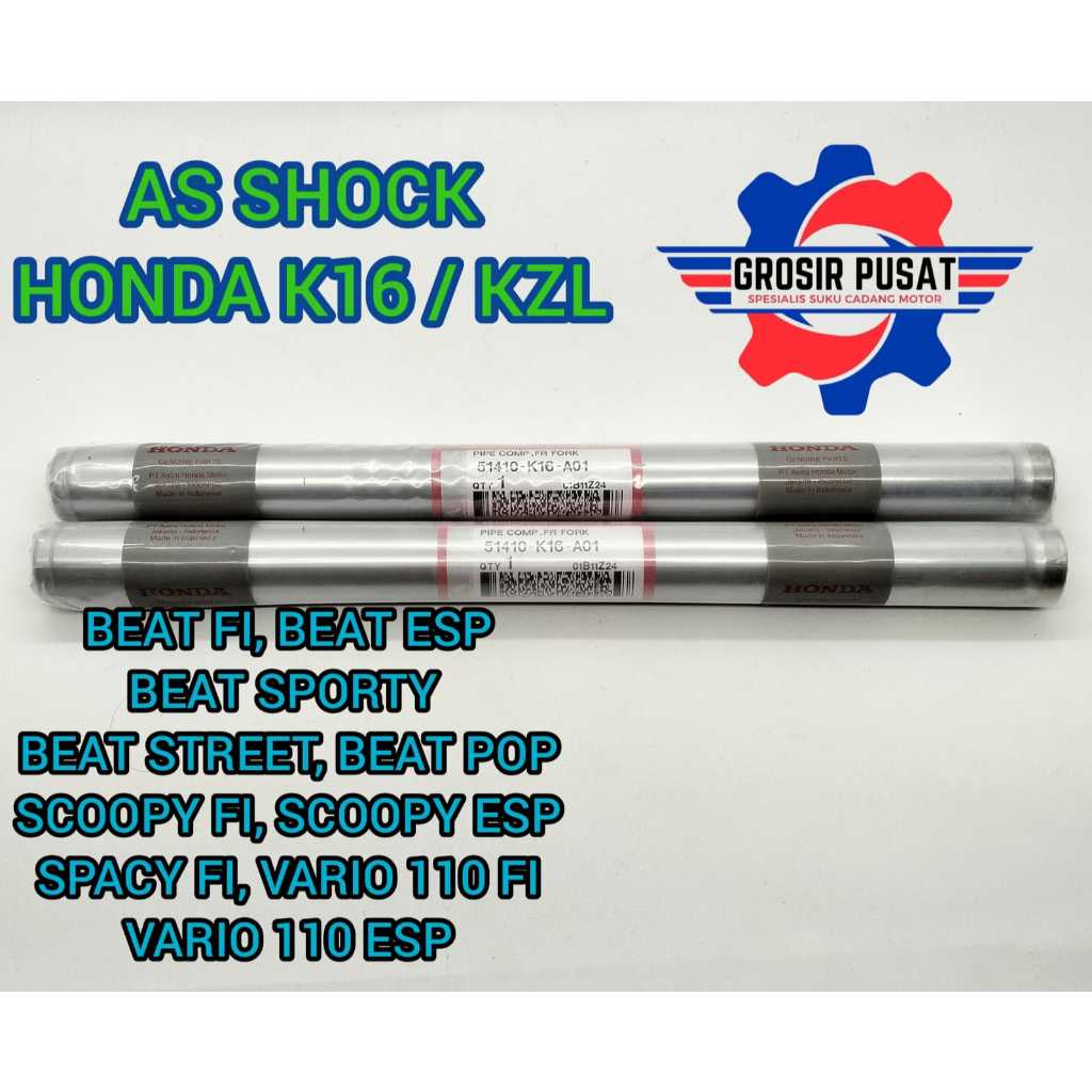 AS SHOCK ORI HONDA K16 BEAT FI VARIO 110 AS SOKBREKER DEPAN SCOOPY SPACY FI AS SHOK BEAT POP BEAT