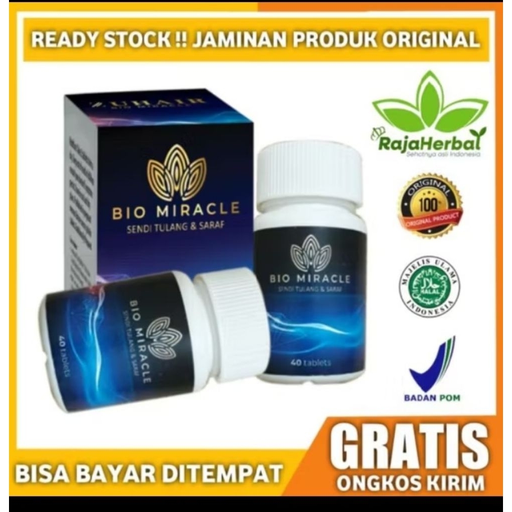 PASTI ORI !!! Bio Miracle Original Obat Herbal Nyeri Sendi Dan Tulang ® Biomiracle Asli Garansi
