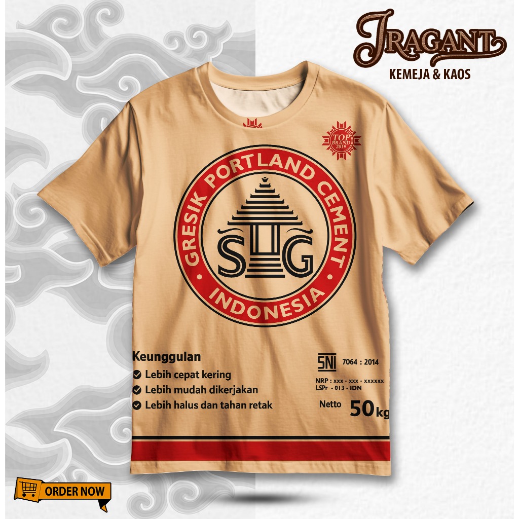 JRAGANT.CLOTH Kaos Semen Gresik Parodi Lucu - Baju Distro Pria Wanita Unisex Adem Kualitas Premium |