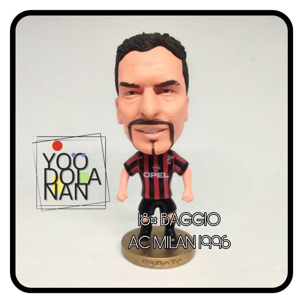 18# BAGGIO - AC MILAN 1996 KODOTO SOCCERWE FIGURE PEMAIN BOLA