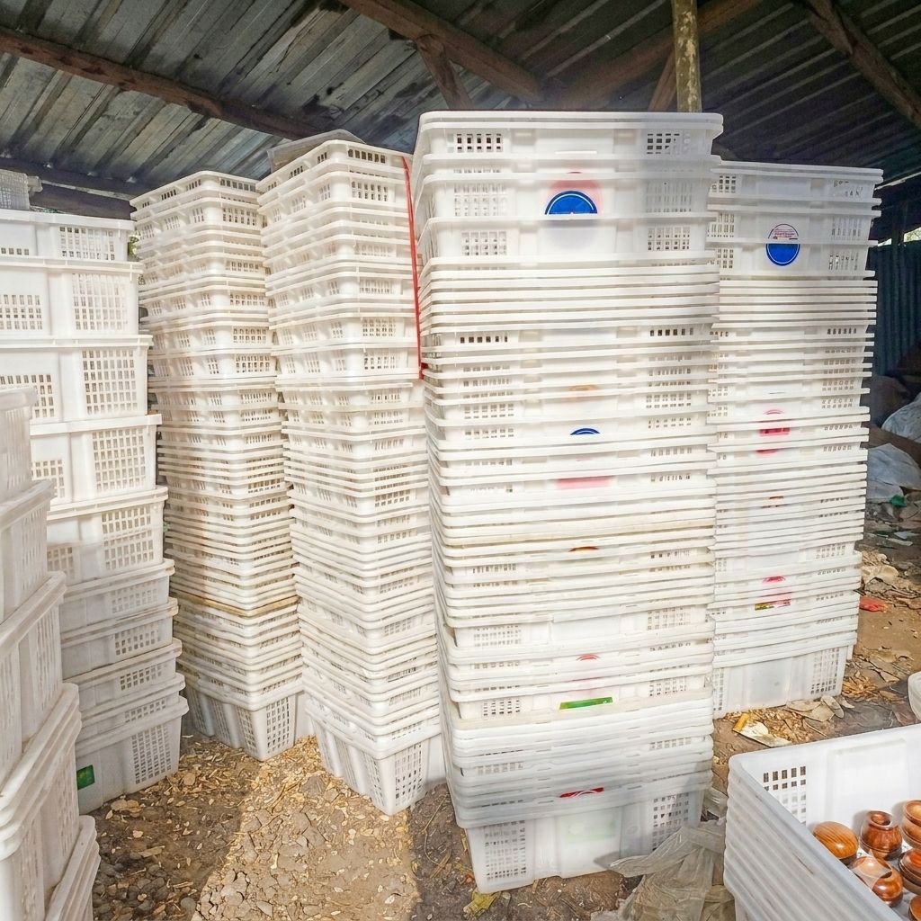 Keranjang Buah Lengkeng Bekas Berkualitas