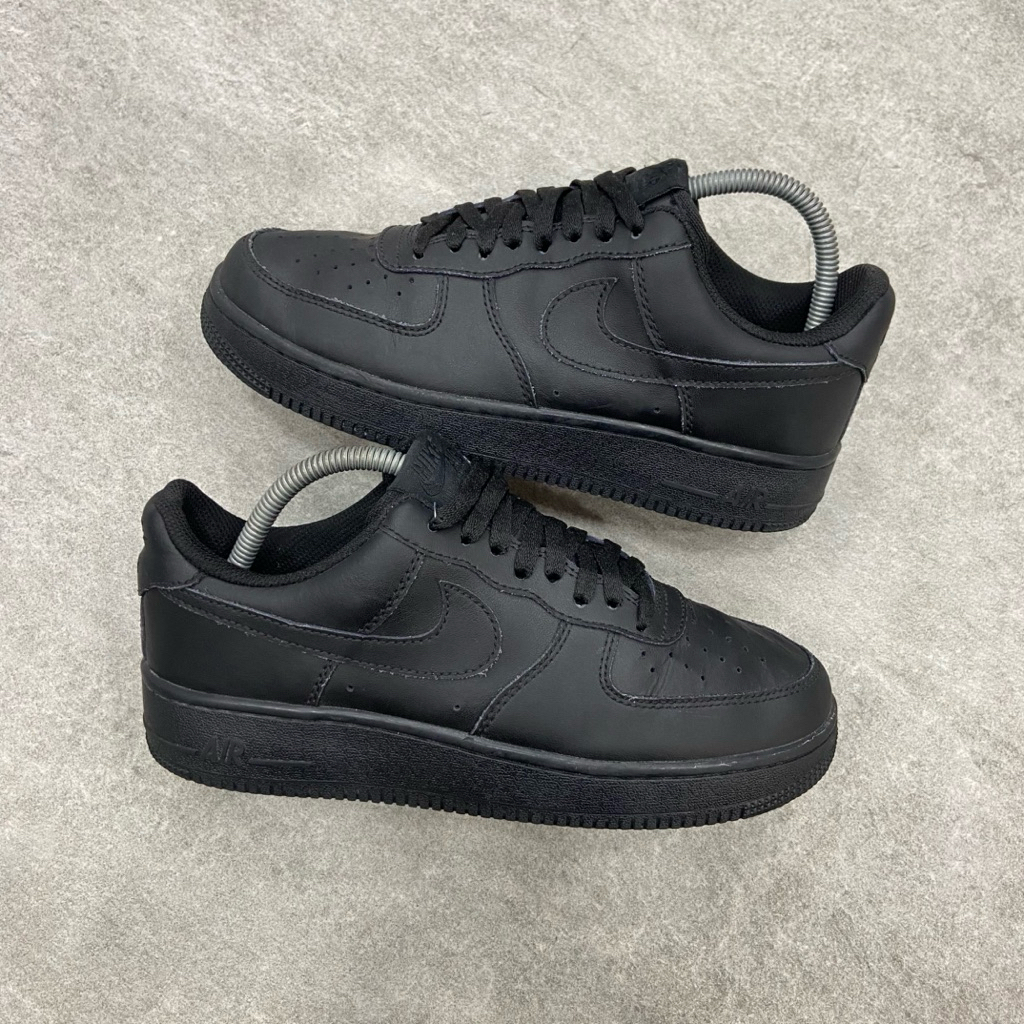 [Size 40] Rare Nike Air Force 1 AF 1 Black Full Black Triple Black (315122-001) Second Kondisi Mulus