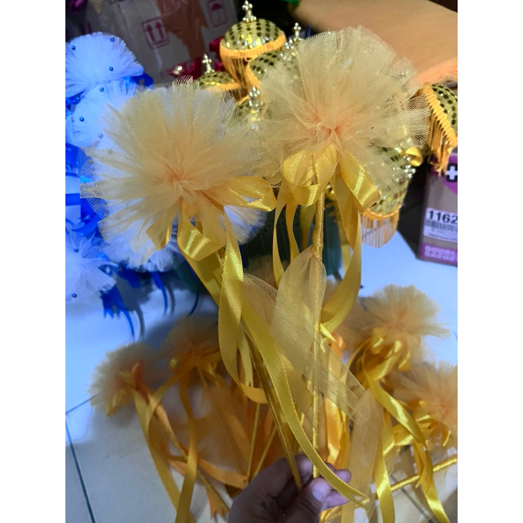 bunga telur pompom polos