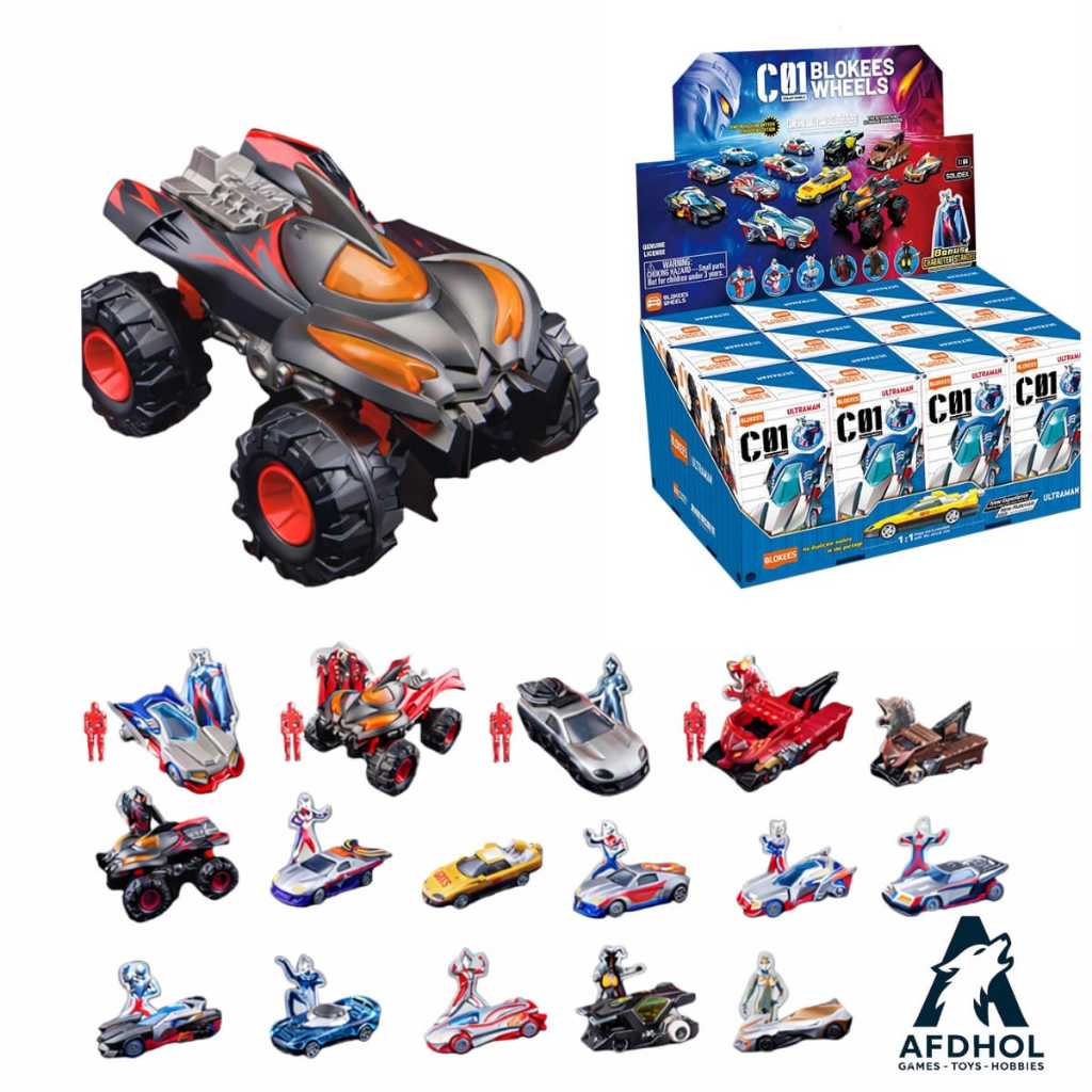 BLOKEES WHEELS ULTRAMAN C01 GALAXY POWER VOLUME 01 VOL 01 1:64 DIECAST SOLIDEX BUILD YOUR EXSCLUSIVE