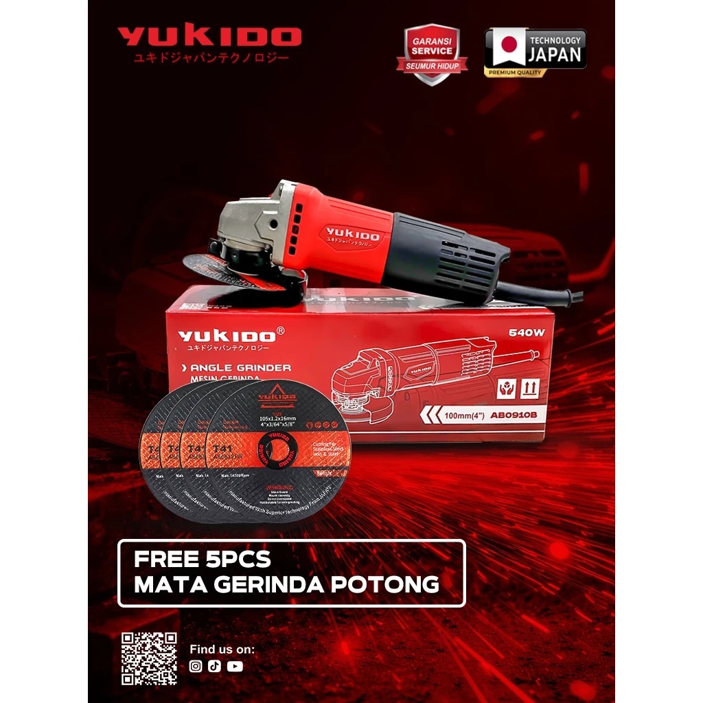 MESIN GERINDA TANGAN YUKIDO