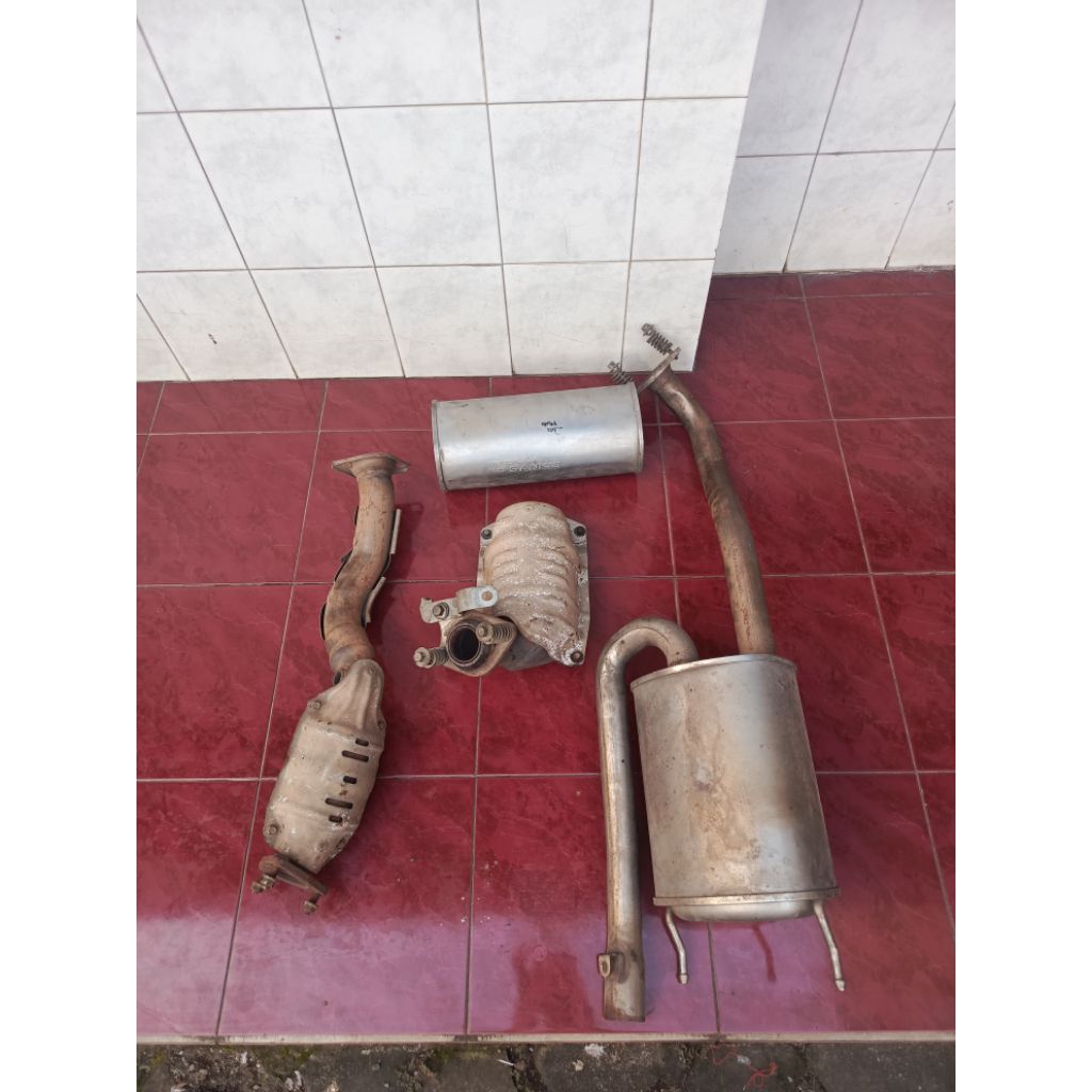 Knalpot Honda Jazz GE/GK  Fullset original non katalis