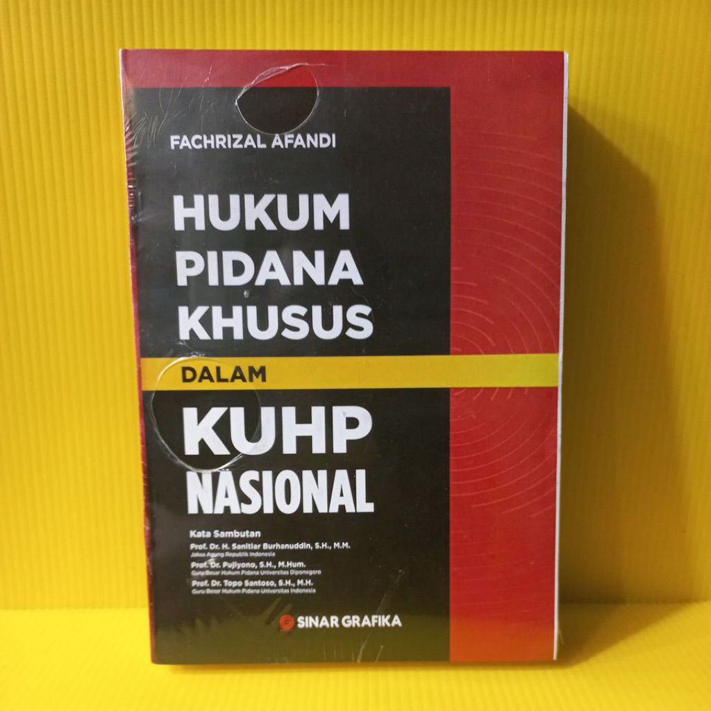 Buku Hukum pidana khusus dalam KUHP NASIONAL ( Baru )