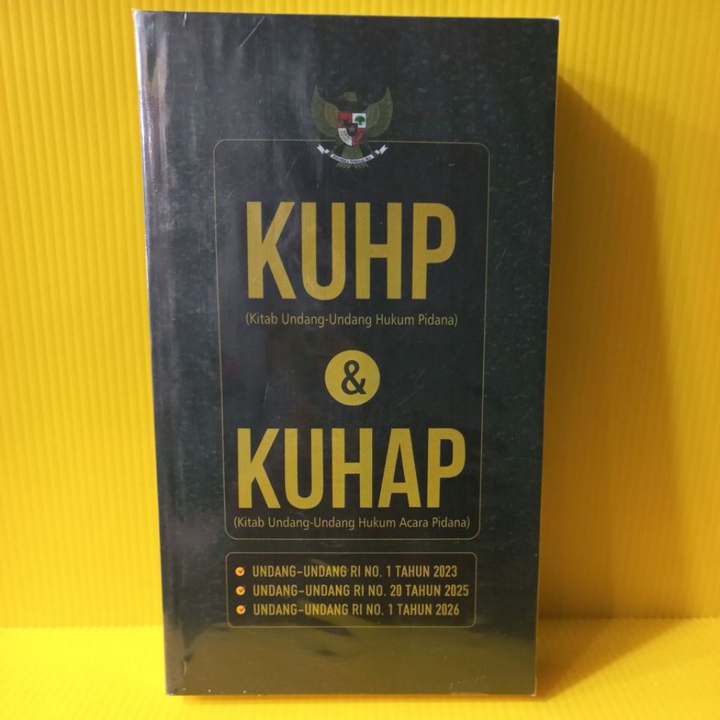 Buku KUHP & KUHAP terbaru ( Baru )