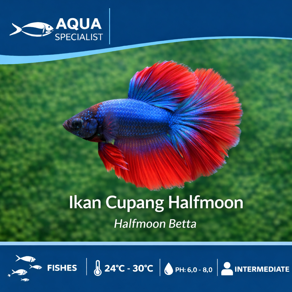 Jual IKAN HIAS CUPANG HALFMOON / HM / CROWNTAIL / SISIR / HALF MOON BETTA