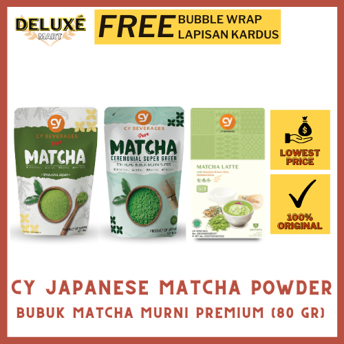[BUBUK MATCHA PREMIUM] CY Japanese Matcha Powder Premium - Bubuk Matcha dari Jepang cocok untuk kelu