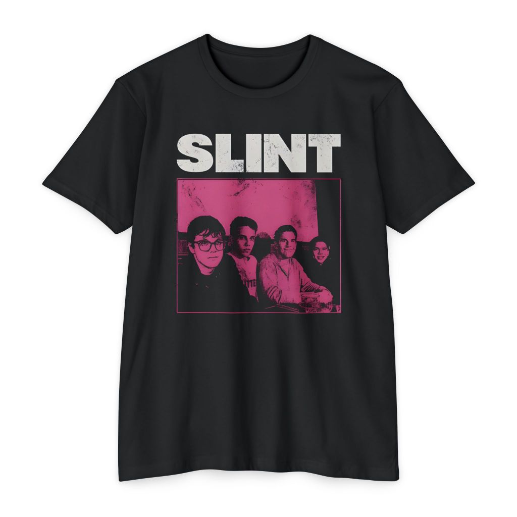 Kaos Band Slint Vintage 90s Washed Oversize Kaos Distro Streetwear Pria Wanita Unisex
