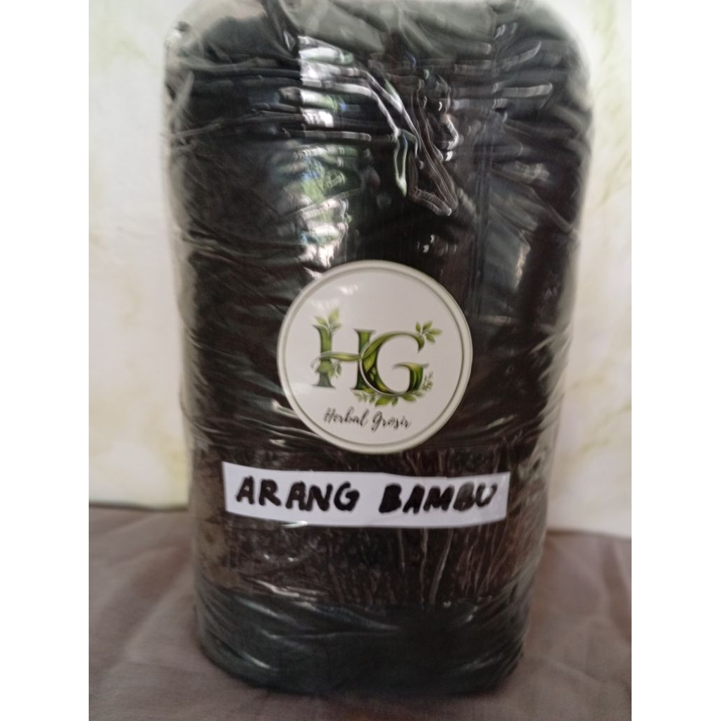 Bubuk arang bambu asli murni 1 kg