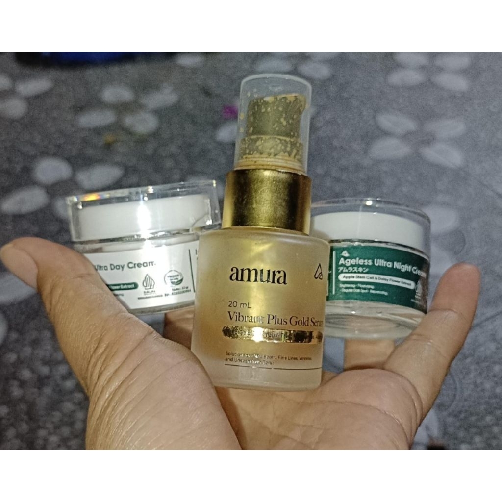 Preloved Amura Sepaket Serum Day Cream Night Cream