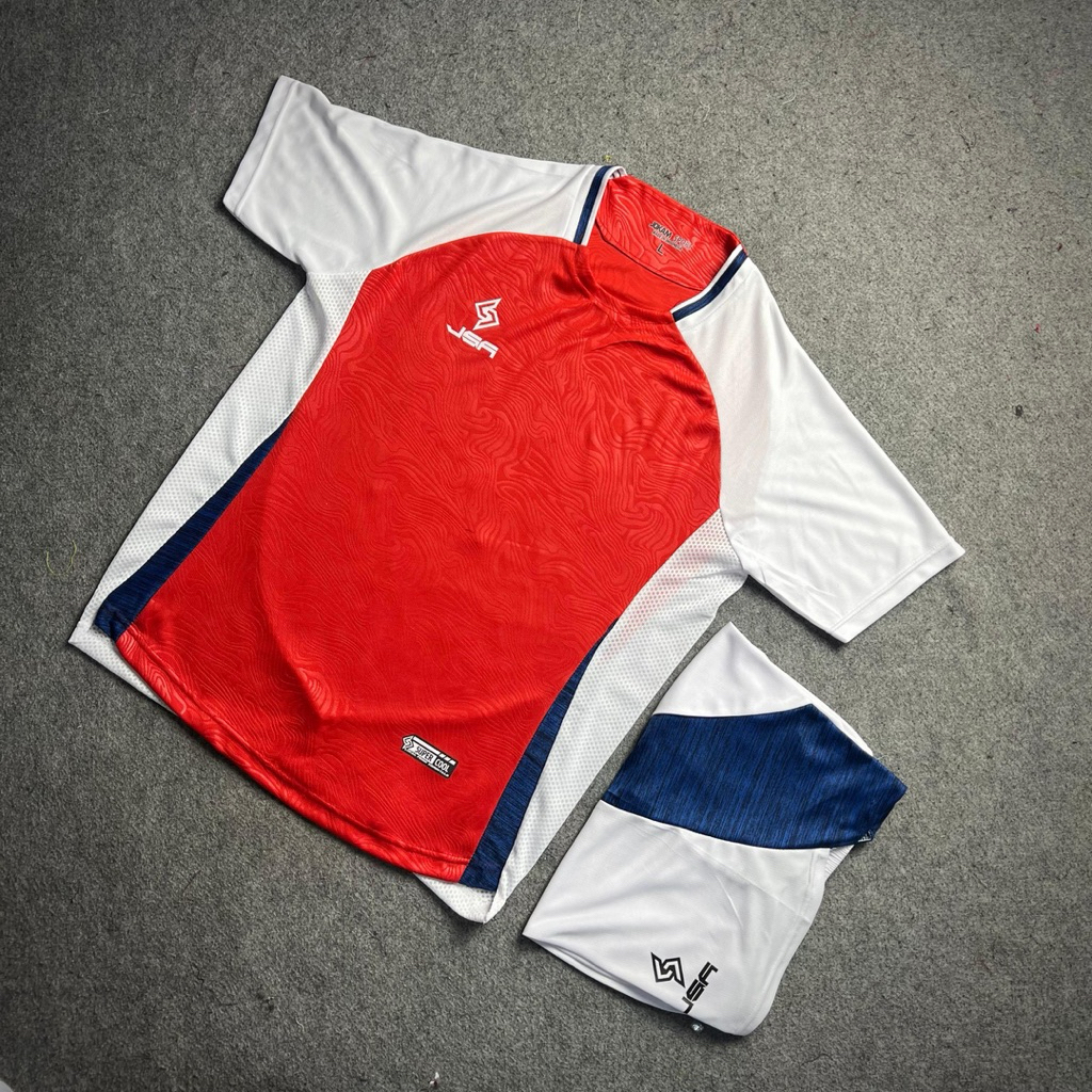JS AAPPAREL - SETELAN FUTSAL PECAH POLA RGALAN GADING RED WHITE NAVY