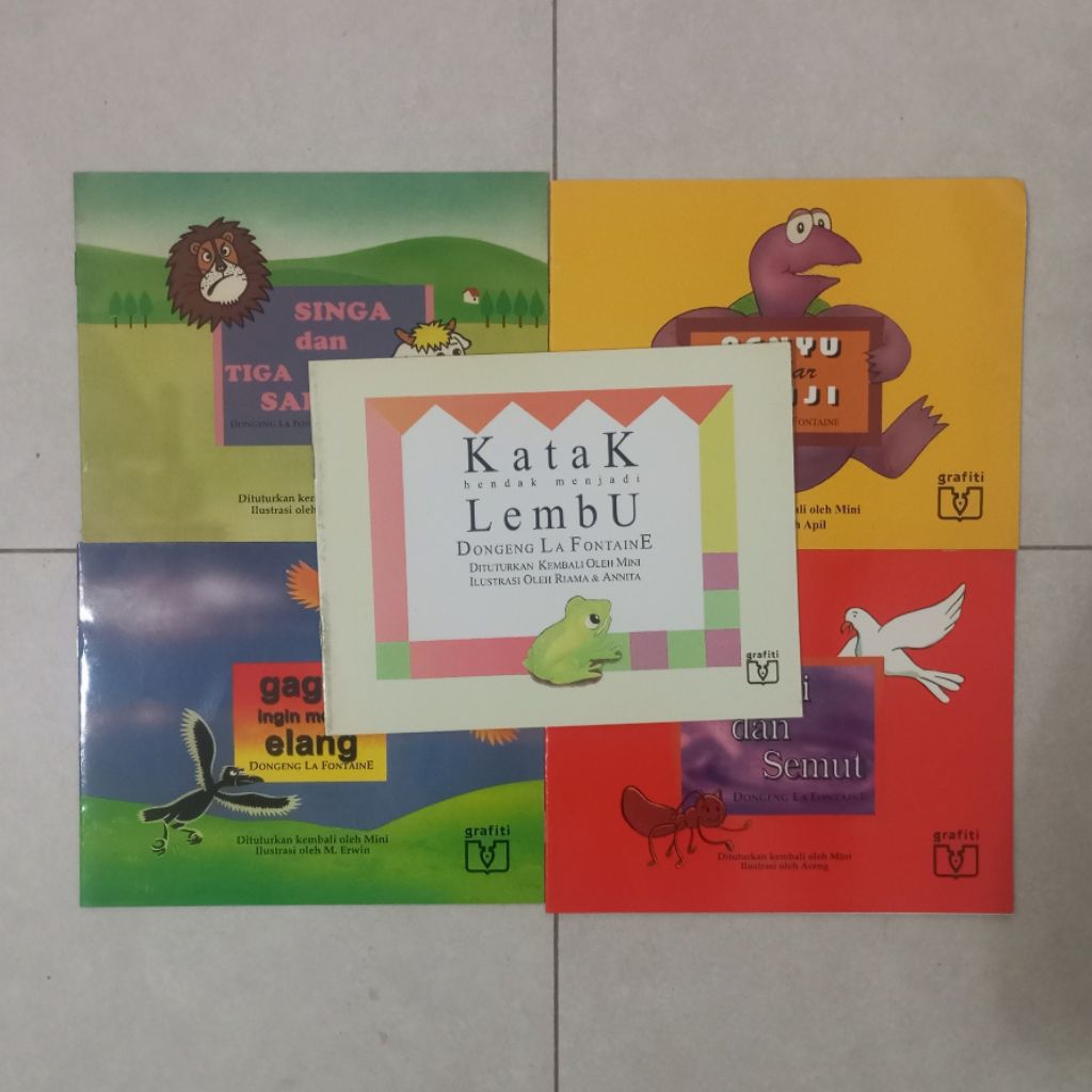 Paket Dongeng La Fontaine - Bergambar