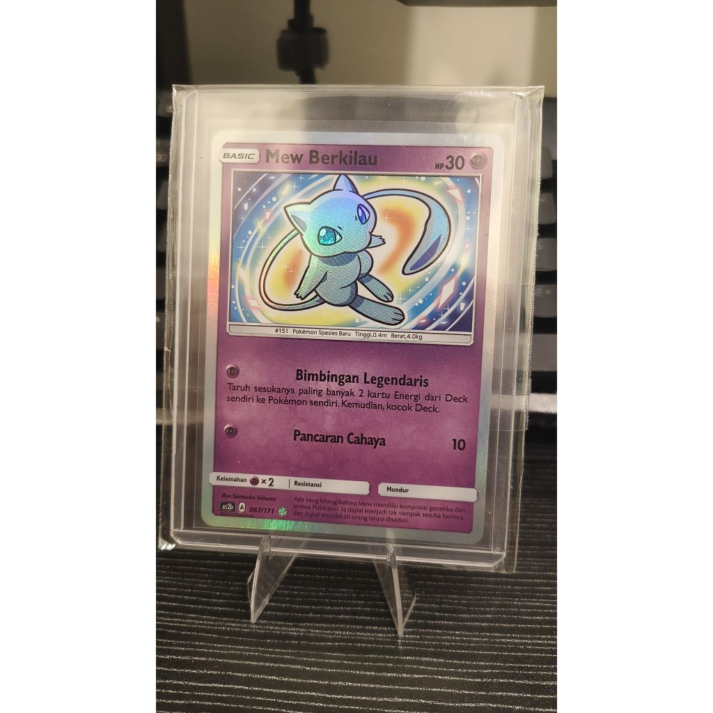 Mew Berkilau Indo pokemon tcg
