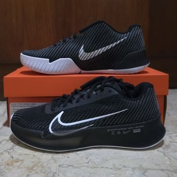 Sepatu Tenis Pria Nike Zoom Vpr 11 Black Mens Tennis