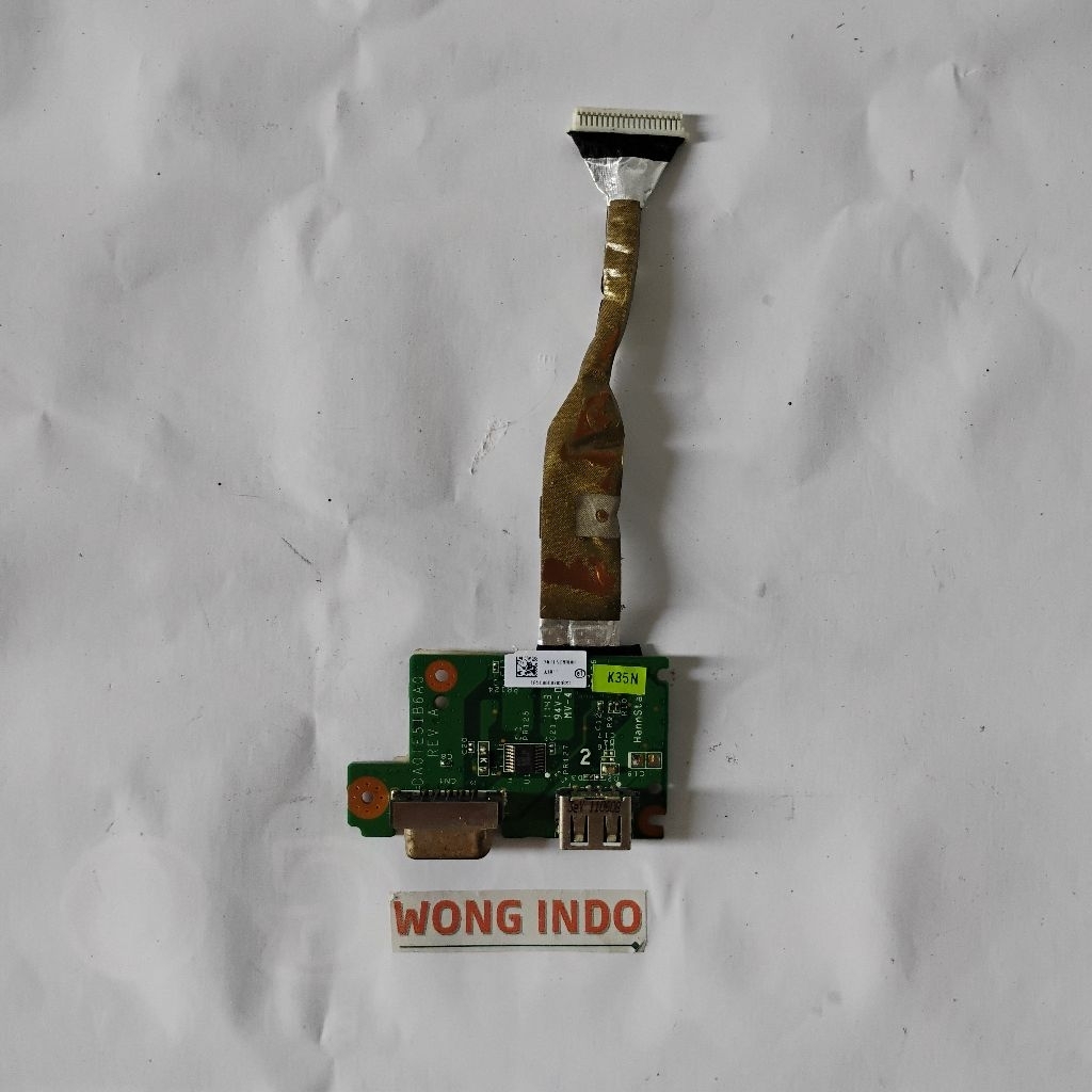 USB port VGA board laptop toshiba satelite L640 L645 L740 L745