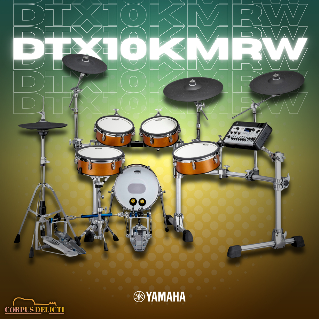 YAMAHA DTX10KMRW Electronic Drum Kit Digital Drum Set (3 Box Set) (Real Wood Finish) (FLAGSHIP) (ORI