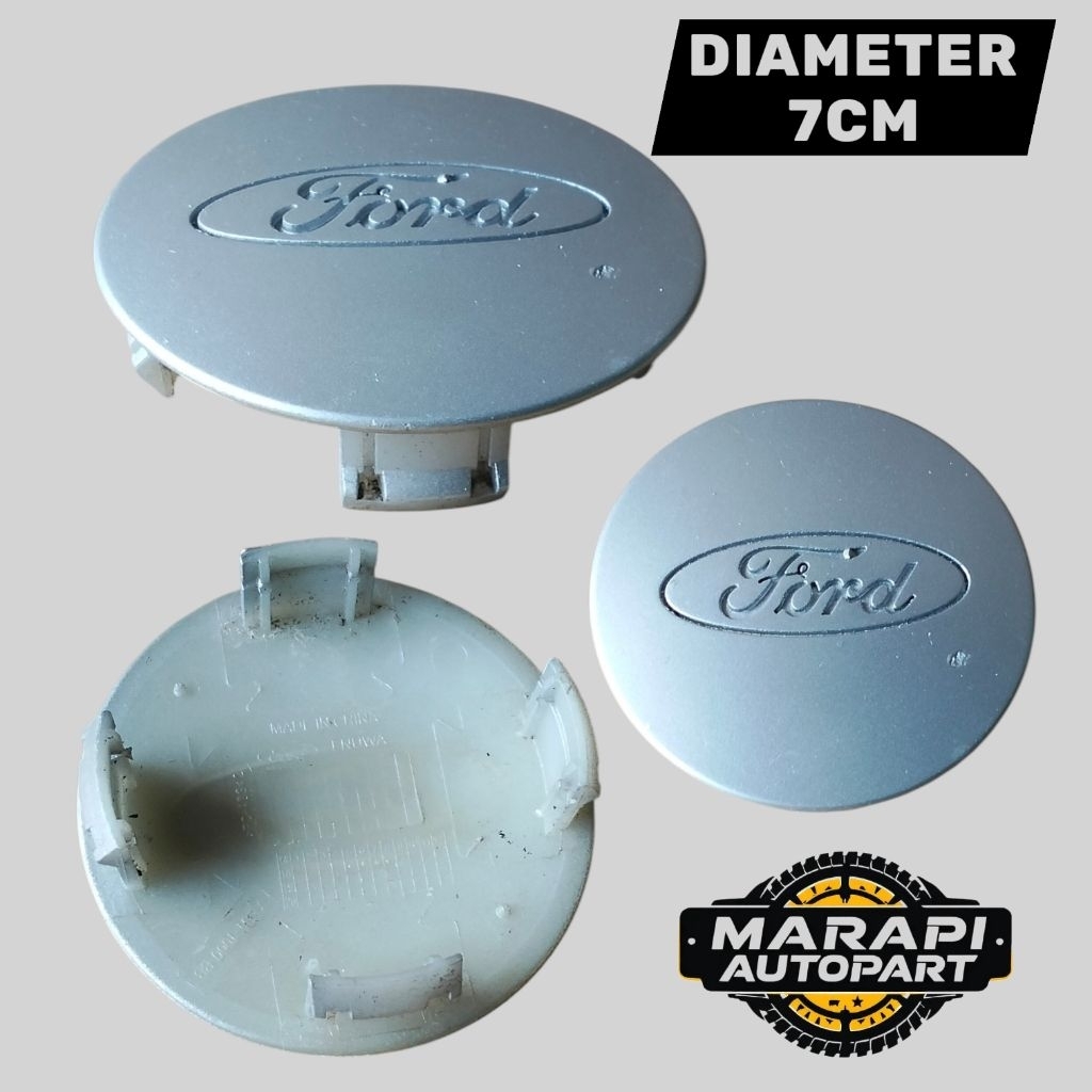 Dop Roda Tutup Velg Mobil Ford Everest, Ranger Diameter 7cm Original