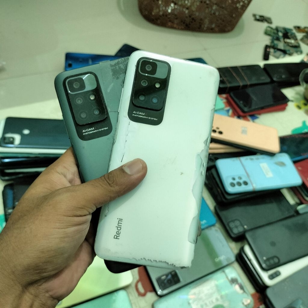 Jual unit Redmi 10 Lcd minus, Mesin normal, fisik seadanya