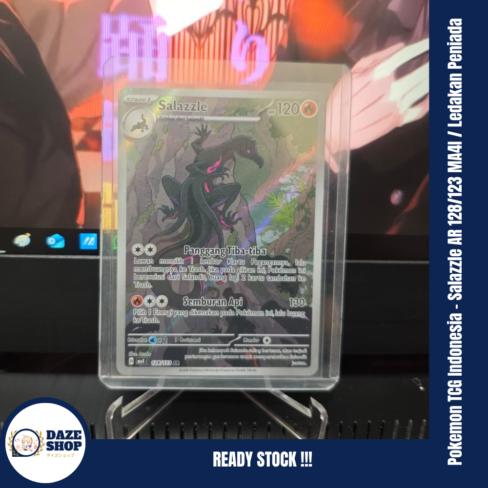 Pokemon TCG Indonesia - Salazzle AR 128/123 MA4I / Ledakan Peniada