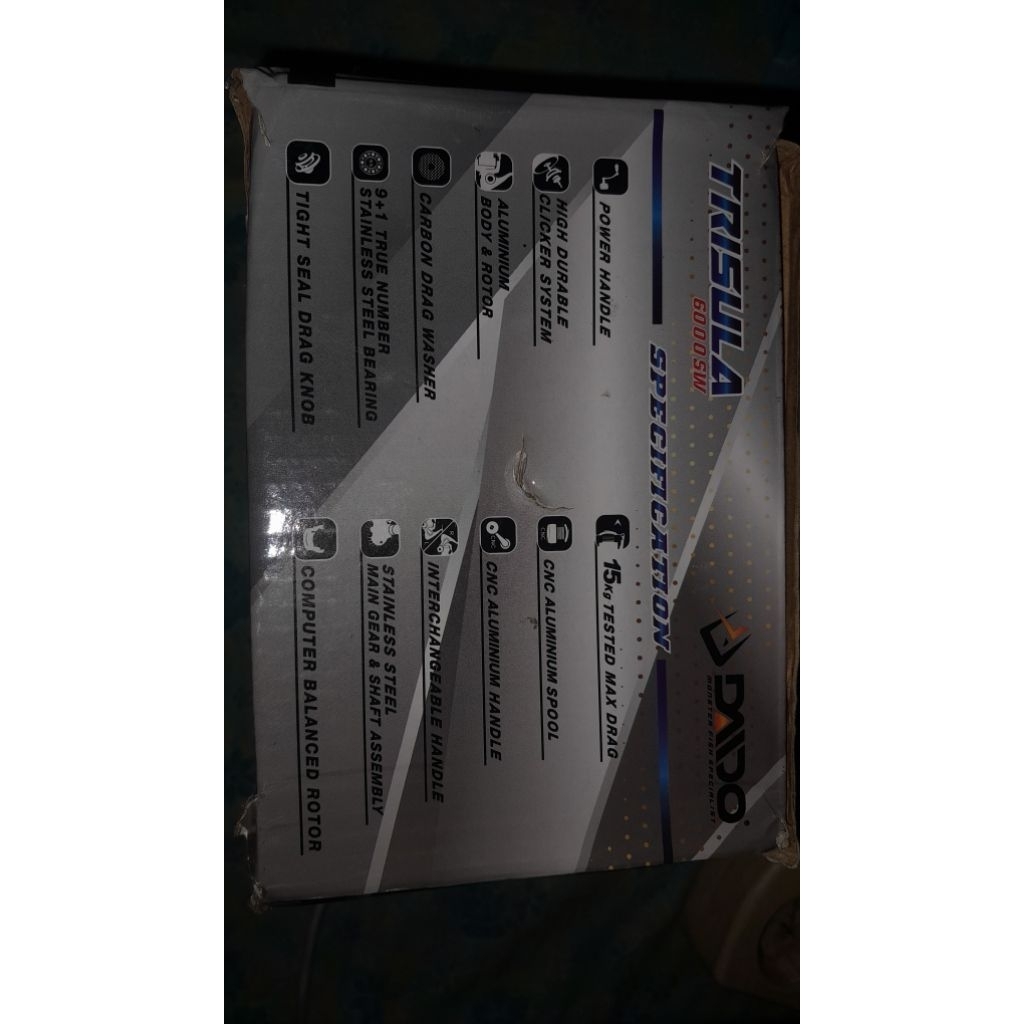 Rell Daido trisula 6000SW proseries second
