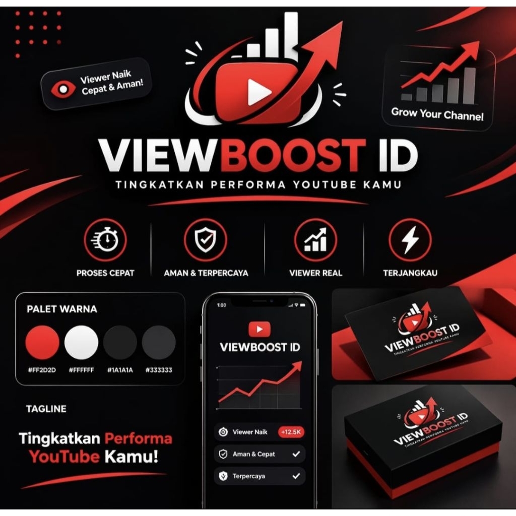 Jasa Viewer YouTube 100 View Aman & Cepat