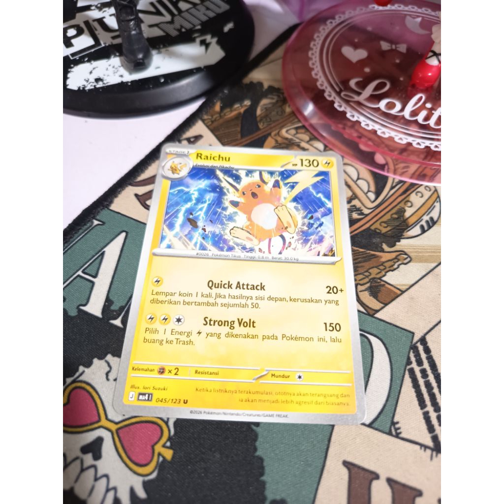 Raichu 045/123 U - Pokemon TCG Indonesia
