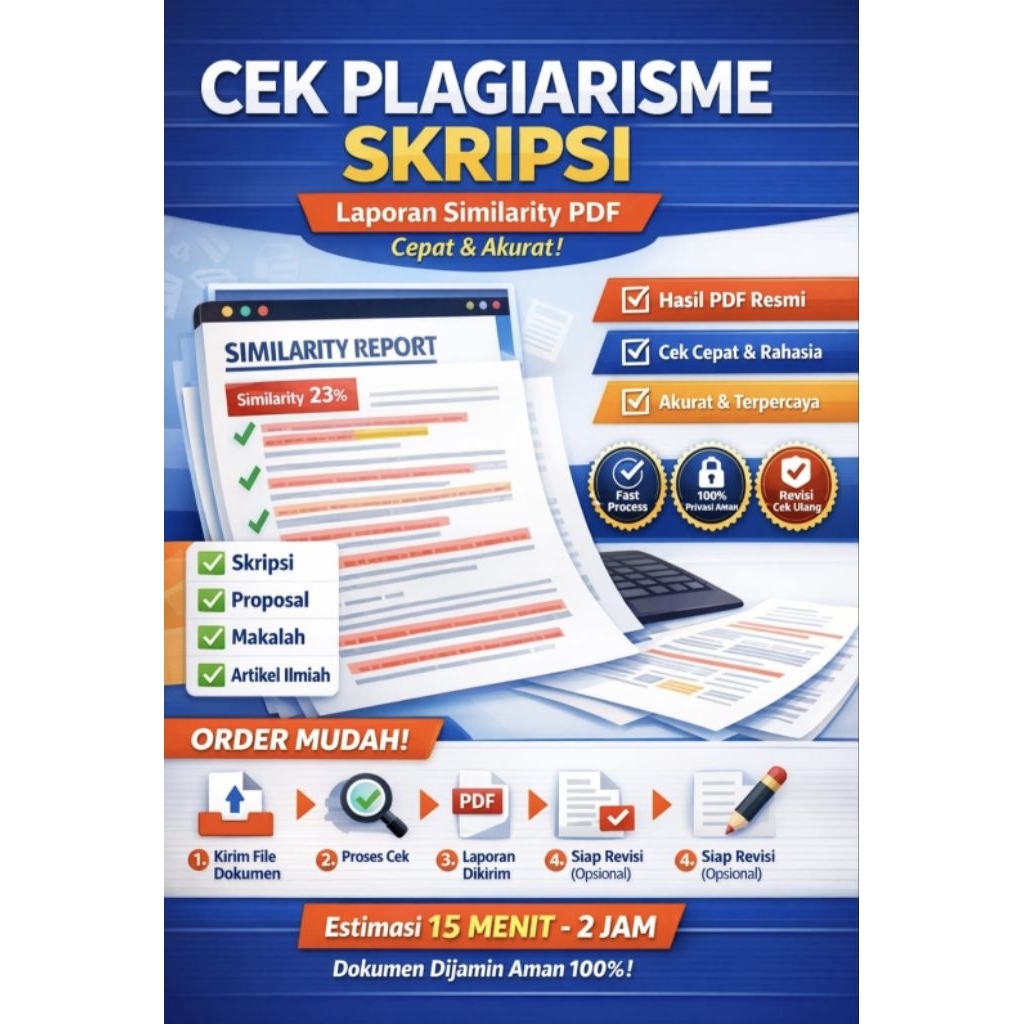 Jasa Cek Plagiasi Turnitin Otomatis 24 Jam - Cepat & Terpercaya