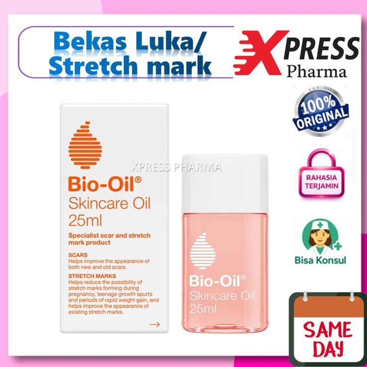 XPRESS  25 ml Bio Oil Bio-oil  Penghilang Bekas Luka / Penghilang Strech Mark / selulit Skincare Zr
