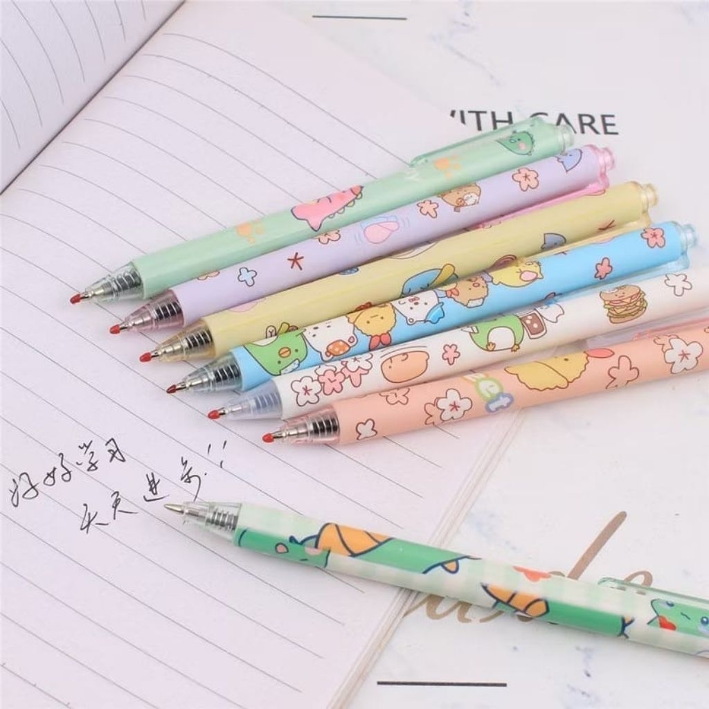 Pulpen set karakter lucu
