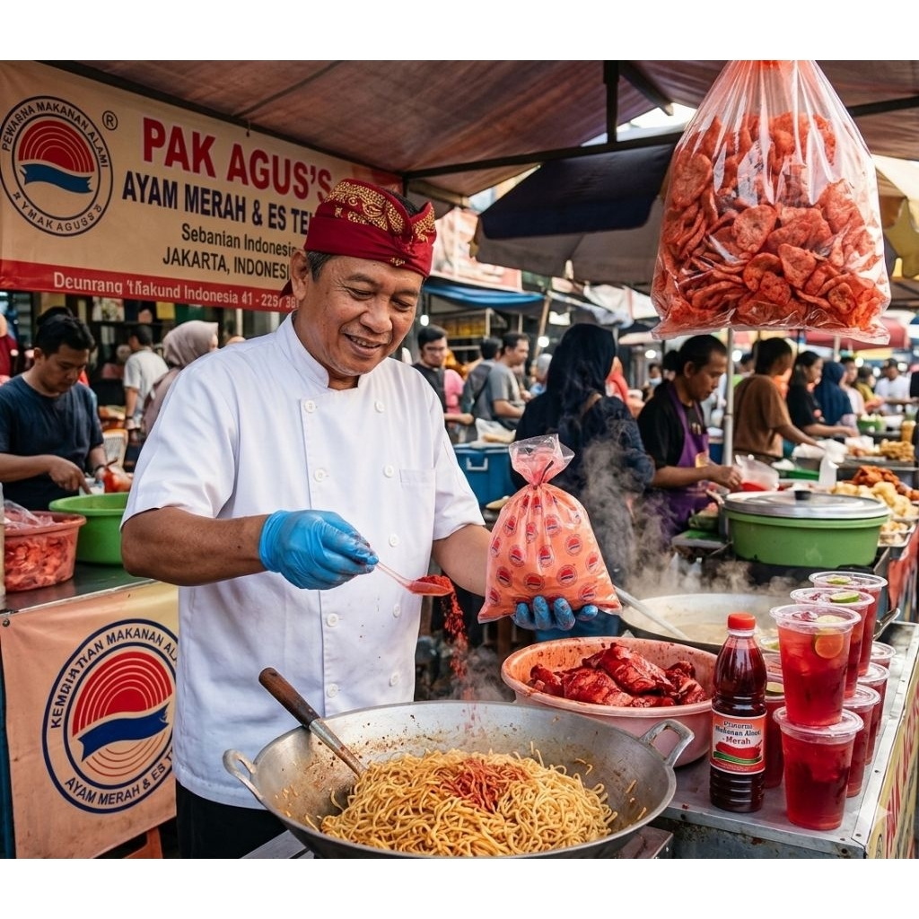 Pewarna Makanan Warna merah 1 kg