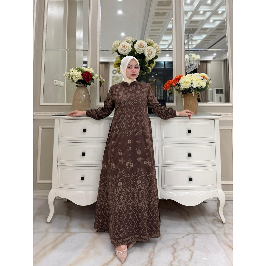 gamis pecah samping Edness by kayla
