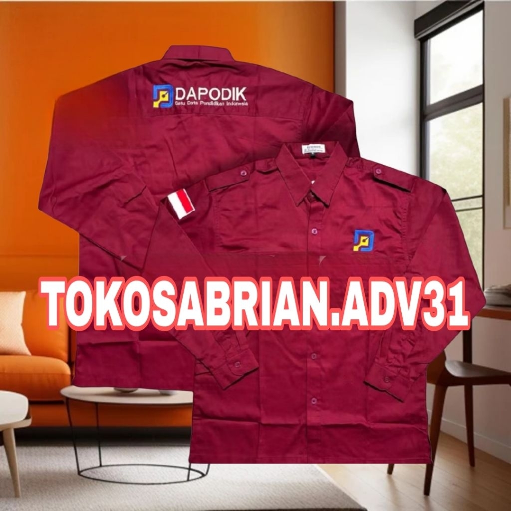 kemeja Dapodik Seragam Dapodik Baju Dapodik