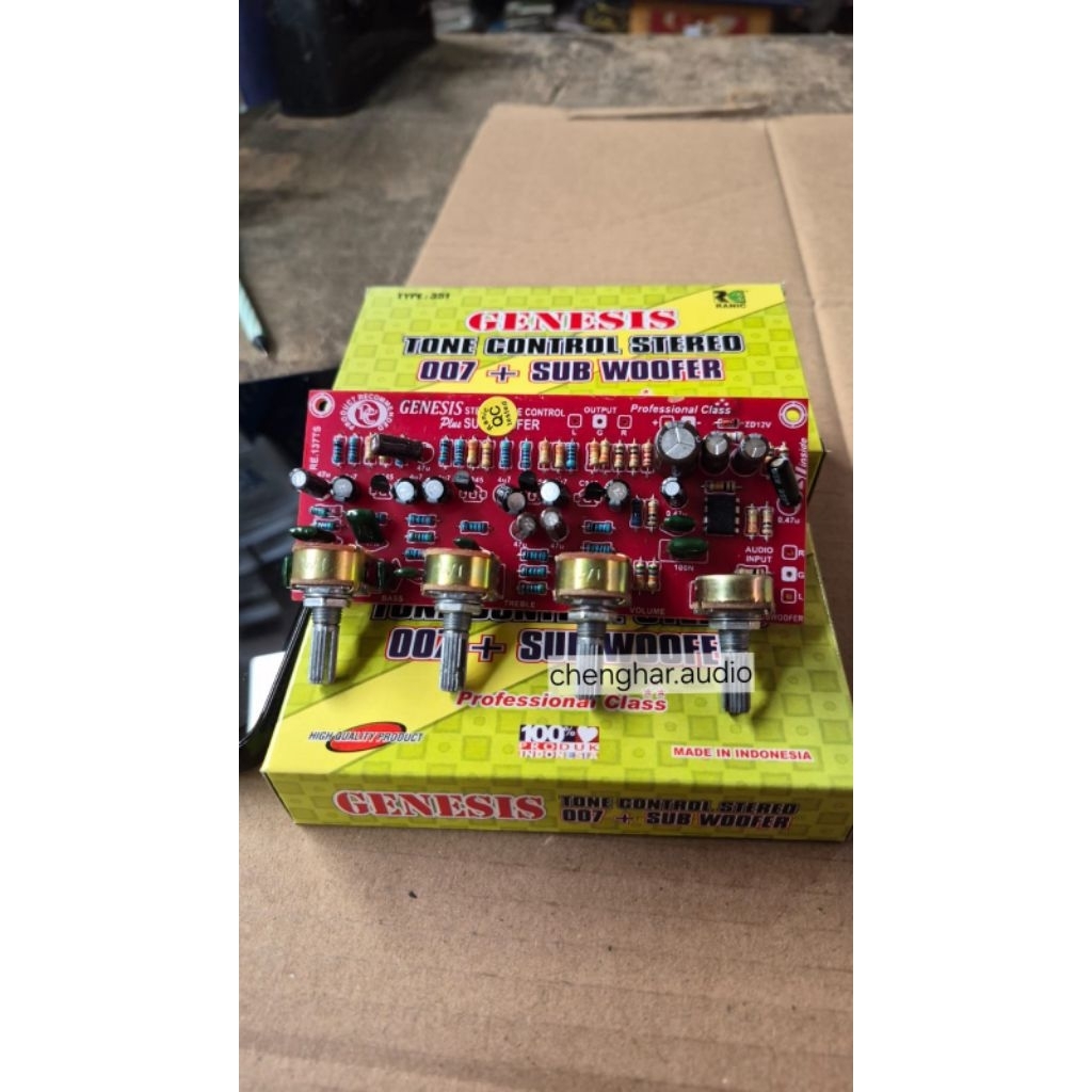 Kit tone control stereo plus subwoofer Genesis