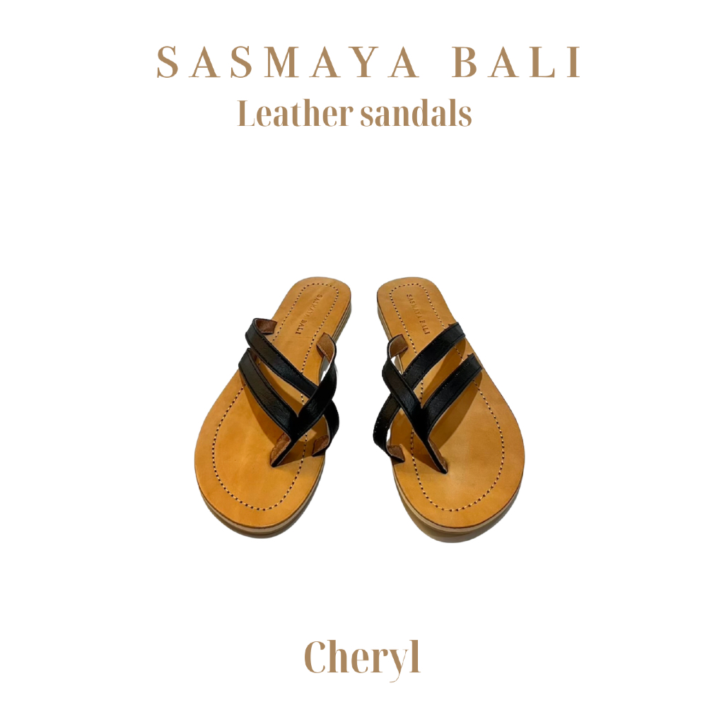 Sasmaya Bali Sandal Wanita Kulit Asli Cheryl