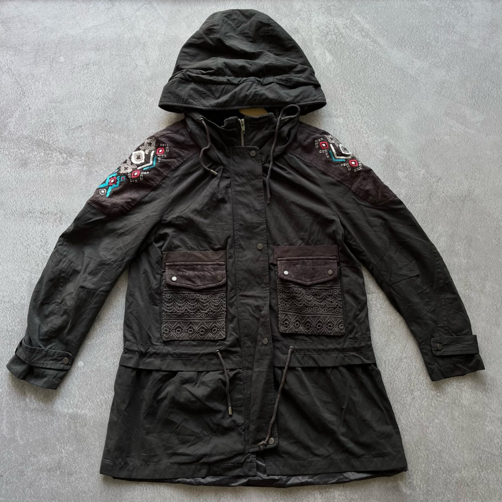 jacket jaket tebal hangat keren cakep navajo art side