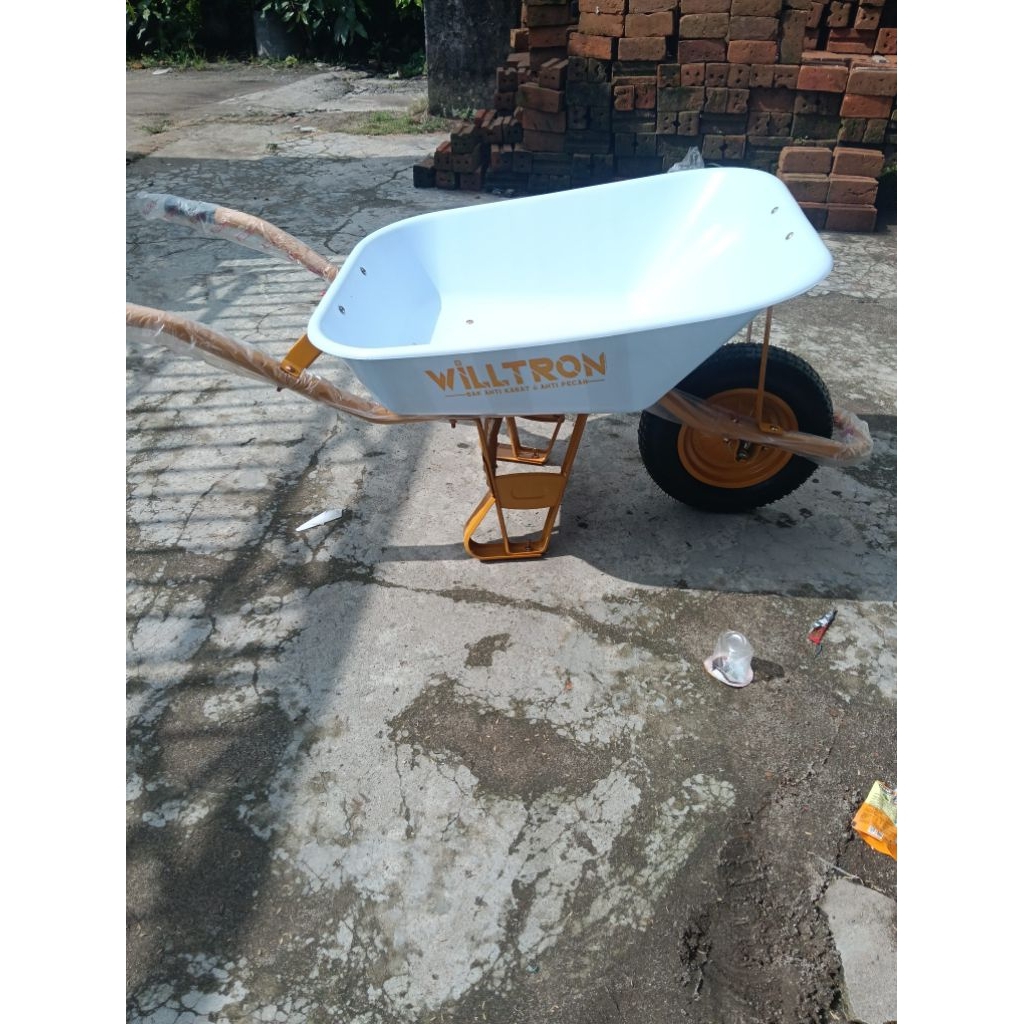 Gerobak dorong / Lori /Angkong / Troli BAK FIBER  WILLTRON