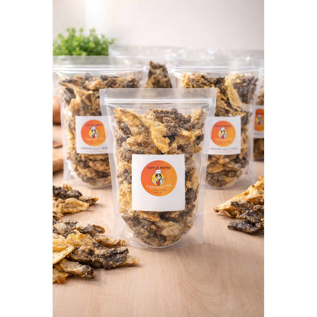 Crunchy Salmon (Kerupuk Kulit Salmon)