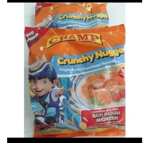 Nugget Ayam Garing Kriuk 225 Gram - Champ, Renyah dan Lezat