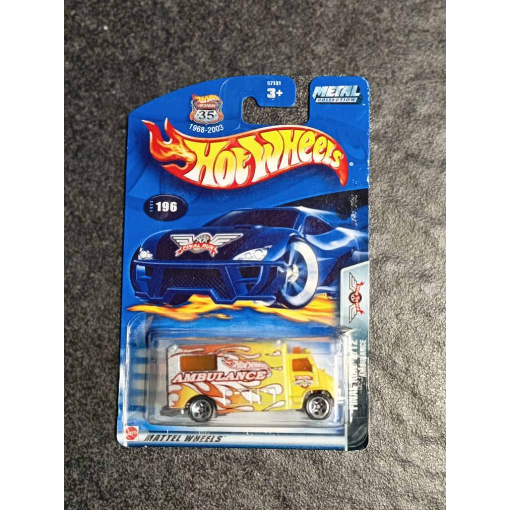 Hot wheels Ambulance final run by mattel
